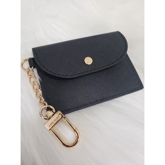ANNE KLEIN‎ Card Case Wallet Key Chain Holder Money Small Travel Mini - Picture 1 of 6